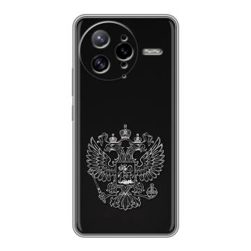 Силиконовый чехол на Poco F7 Ultra с принтом Герб России