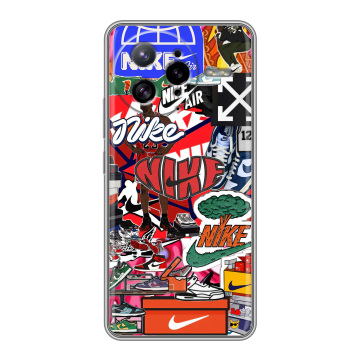 Силиконовый чехол на Poco F7 Ultra с принтом Найк Nike яркий Силиконовый чехол на Poco F7 Ultra с принтом Найк Nike яркий