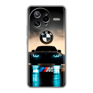 Силиконовый чехол на Poco F7 Ultra с принтом БМВ BMW