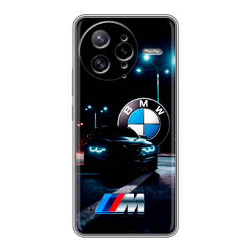 Силиконовый чехол на Poco F7 Ultra с принтом БМВ BMW