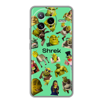 Силиконовый чехол на Poco F7 Ultra с принтом Шрек Shrek