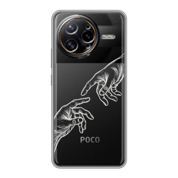 Силиконовый чехол на Poco F7 Ultra с принтом Сотворение мира