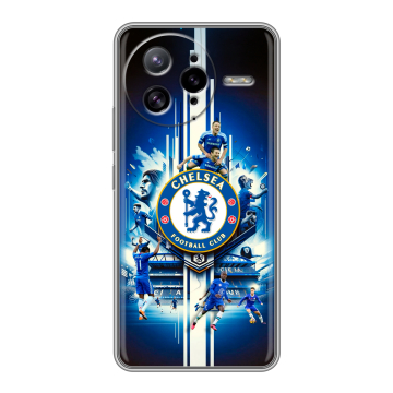 Силиконовый чехол на Poco F7 Ultra с принтом Chelsea Челси