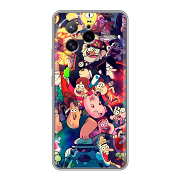 Силиконовый чехол на Poco F7 Ultra с принтом Gravity Falls Гравити Фолз Силиконовый чехол на Poco F7 Ultra с принтом Gravity Falls Гравити Фолз