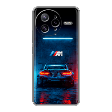 Силиконовый чехол на Poco F7 Ultra с принтом BMW БМВ