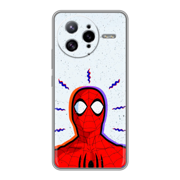 Силиконовый чехол на Poco F7 Ultra с принтом Spiderman Человек паук