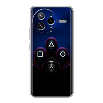 Силиконовый чехол на Poco F7 Ultra с принтом Игра Кальмара