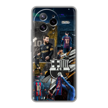 Силиконовый чехол на Poco F7 Ultra с принтом Messi Barcelona Силиконовый чехол на Poco F7 Ultra с принтом Messi Barcelona