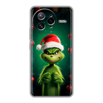 Силиконовый чехол на Poco F7 Ultra с принтом Гринч Новый год Рождество
