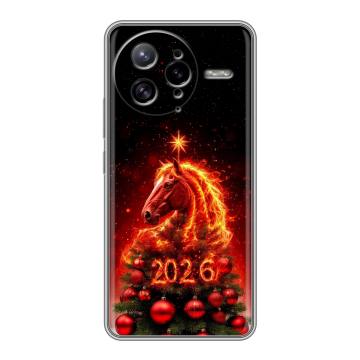 Силиконовый чехол на Poco F7 Ultra с принтом Новый год