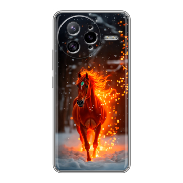Силиконовый чехол на Poco F7 Ultra с принтом Новый год