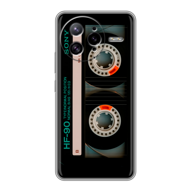 Силиконовый чехол на Poco F7 Ultra с принтом Кассета Силиконовый чехол на Poco F7 Ultra с принтом Кассета