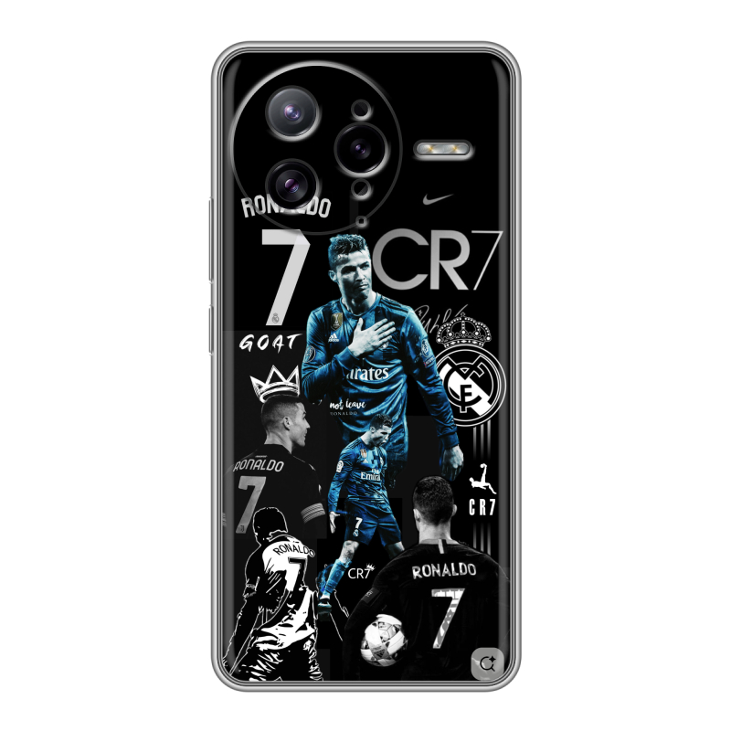 Силиконовый чехол на Poco F7 Ultra с принтом Реал Роналдо Силиконовый чехол на Poco F7 Ultra с принтом Реал Роналдо