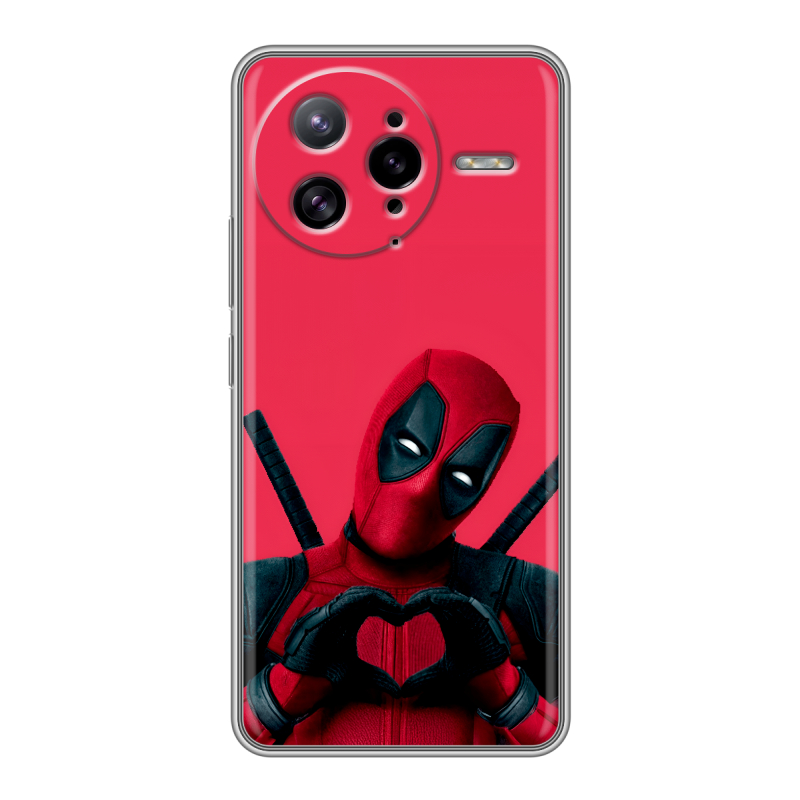 Силиконовый чехол на Poco F7 Ultra с принтом Дедпул Deadpool Силиконовый чехол на Poco F7 Ultra с принтом Дедпул Deadpool
