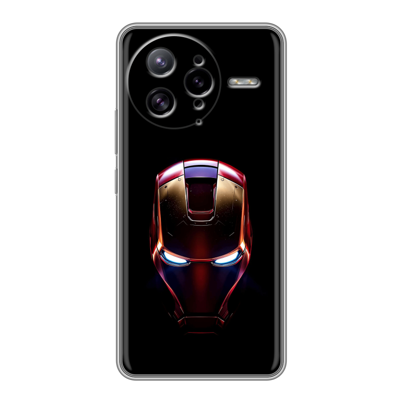 Силиконовый чехол на Poco F7 Ultra с принтом IronMan Железный человек Силиконовый чехол на Poco F7 Ultra с принтом IronMan Железный человек