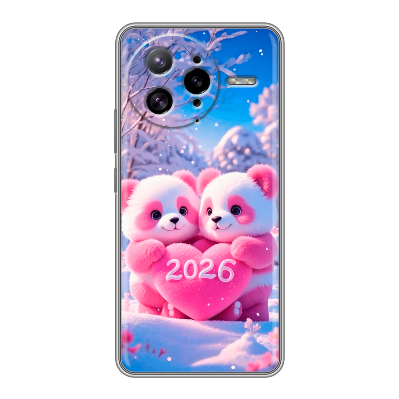 Силиконовый чехол на Poco F7 Ultra с принтом Новый год Силиконовый чехол на Poco F7 Ultra с принтом Новый год