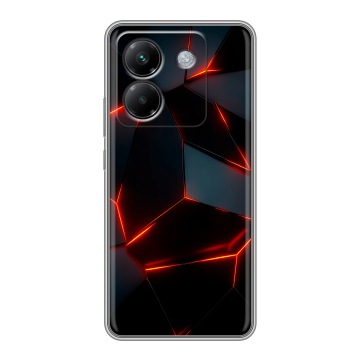 Силиконовый чехол на Poco M7 Pro 5G с принтом Яркие абстракции Силиконовый чехол на Poco M7 Pro 5G с принтом Яркие абстракции