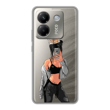 Силиконовый чехол на Poco M7 Pro 5G с принтом Женские принты Силиконовый чехол на Poco M7 Pro 5G с принтом Женские принты