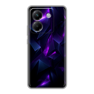 Силиконовый чехол на Poco M7 Pro 5G с принтом Абстракиция