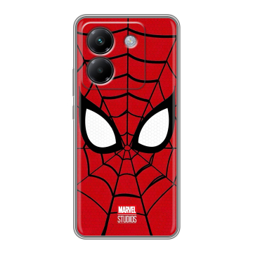 Силиконовый чехол на Poco M7 Pro 5G с принтом человек паук spiderman Силиконовый чехол на Poco M7 Pro 5G с принтом человек паук spiderman