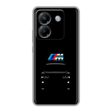 Силиконовый чехол на Poco M7 Pro 5G с принтом БМВ BMW Силиконовый чехол на Poco M7 Pro 5G с принтом БМВ BMW