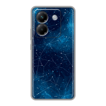 Силиконовый чехол на Poco M7 Pro 5G с принтом Космос звезды Силиконовый чехол на Poco M7 Pro 5G с принтом Космос звезды