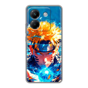Силиконовый чехол на Poco M7 Pro 5G с принтом Аниме Наруто Naruto