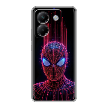 Силиконовый чехол на Poco M7 Pro 5G с принтом Spiderman Человек паук Силиконовый чехол на Poco M7 Pro 5G с принтом Spiderman Человек паук