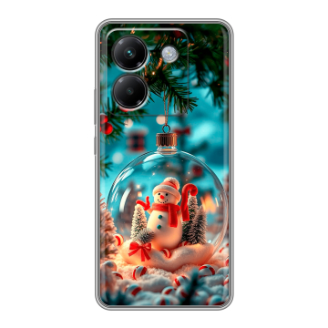 Силиконовый чехол на Poco M7 Pro 5G с принтом Новый год Силиконовый чехол на Poco M7 Pro 5G с принтом Новый год