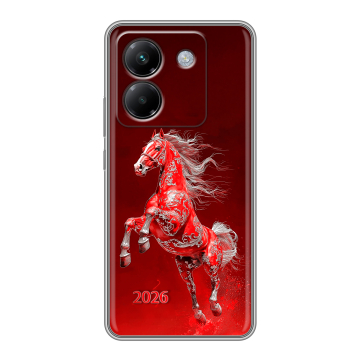Силиконовый чехол на Poco M7 Pro 5G с принтом Новый год Силиконовый чехол на Poco M7 Pro 5G с принтом Новый год