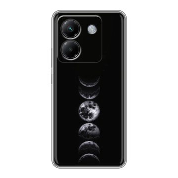 Силиконовый чехол на Poco M7 Pro 5G с принтом женский
