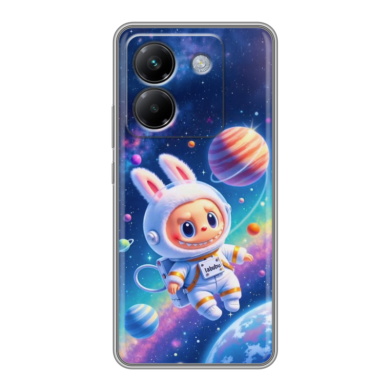 Силиконовый чехол на Poco M7 Pro 5G с принтом Labubu Лабубу Силиконовый чехол на Poco M7 Pro 5G с принтом Labubu Лабубу