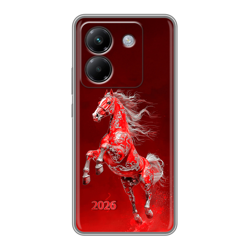 Силиконовый чехол на Poco M7 Pro 5G с принтом Новый год Силиконовый чехол на Poco M7 Pro 5G с принтом Новый год