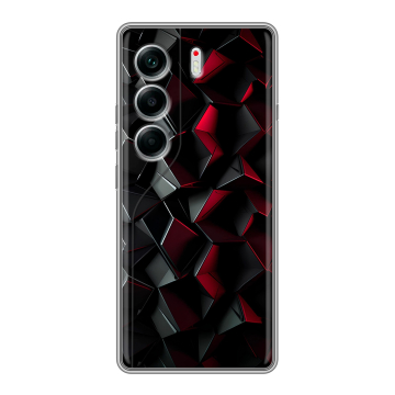 Силиконовый чехол на Tecno Camon 40 с принтом Абстракция