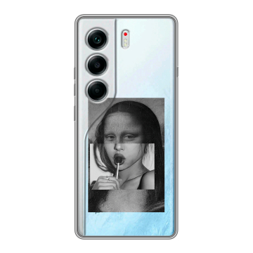 Силиконовый чехол на Tecno Camon 40 с принтом Мона Лиза