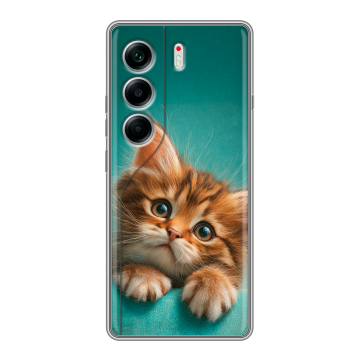 Силиконовый чехол на Tecno Camon 40 с принтом котенок Силиконовый чехол на Tecno Camon 40 с принтом котенок