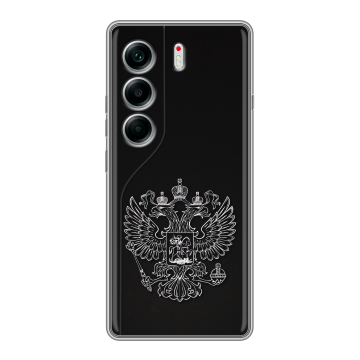 Силиконовый чехол на Tecno Camon 40 с принтом Герб России Силиконовый чехол на Tecno Camon 40 с принтом Герб России