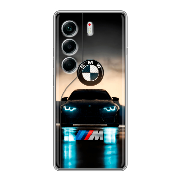 Силиконовый чехол на Tecno Camon 40 с принтом БМВ BMW Силиконовый чехол на Tecno Camon 40 с принтом БМВ BMW