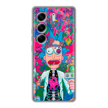Силиконовый чехол на Tecno Camon 40 с принтом Рик и Морти Rick Morty Силиконовый чехол на Tecno Camon 40 с принтом Рик и Морти Rick Morty