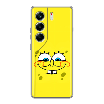 Силиконовый чехол на Tecno Camon 40 с принтом спанчбоб спанч боб Силиконовый чехол на Tecno Camon 40 с принтом спанчбоб спанч боб