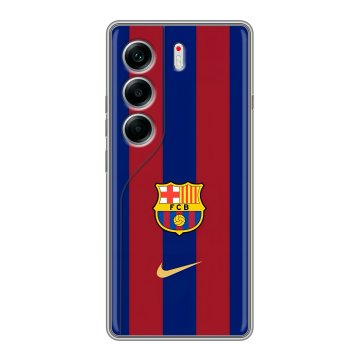 Силиконовый чехол на Tecno Camon 40 с принтом Барселона Barcelona