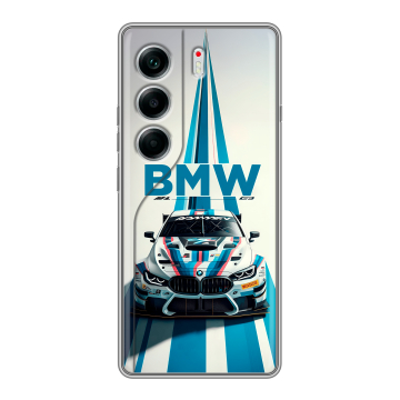 Силиконовый чехол на Tecno Camon 40 с принтом БМВ BMW Силиконовый чехол на Tecno Camon 40 с принтом БМВ BMW