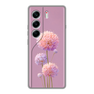 Силиконовый чехол на Tecno Camon 40 с принтом Цветы