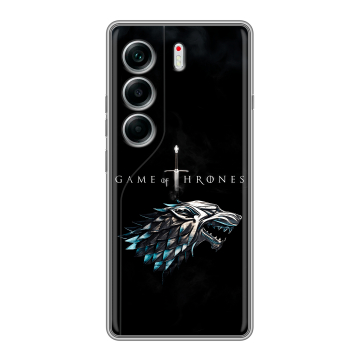 Силиконовый чехол на Tecno Camon 40 с принтом Игра Престолов Game Thrones