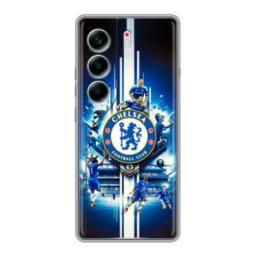 Силиконовый чехол на Tecno Camon 40 с принтом Chelsea Челси