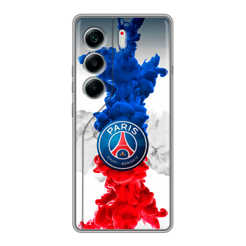 Силиконовый чехол на Tecno Camon 40 с принтом PSG ПСЖ