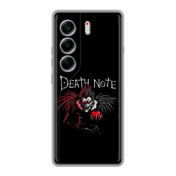 Силиконовый чехол на Tecno Camon 40 с принтом Death note Тетрадь смерти