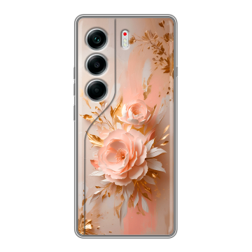 Силиконовый чехол на Tecno Camon 40 с принтом женский