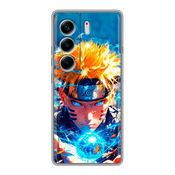 Силиконовый чехол на Tecno Camon 40 с принтом Аниме Наруто Naruto