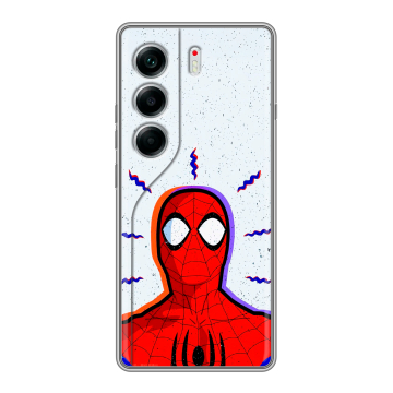 Силиконовый чехол на Tecno Camon 40 с принтом Spiderman Человек паук